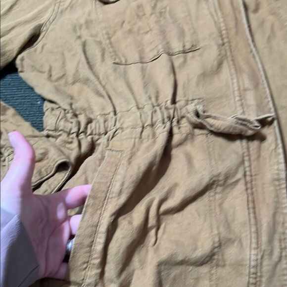 Camel Linen Women's Safari Jacket - Picture 3 of 7